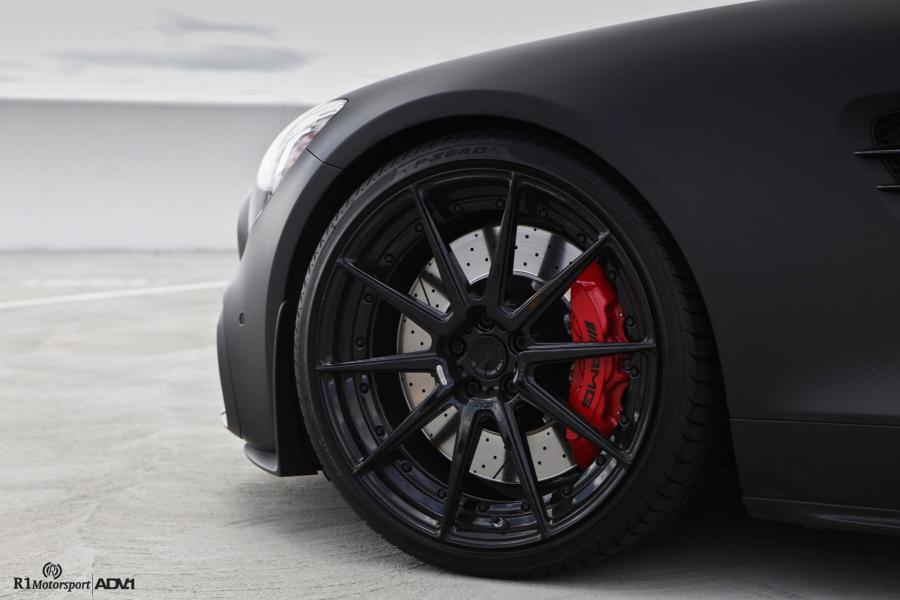 Колеса Mercedes-AMG GT S Matte Black by R1 Motorsport on ADV.1 Wheels (ADV10 M.V2 SL) 2017 года  (фото 2 из 6)